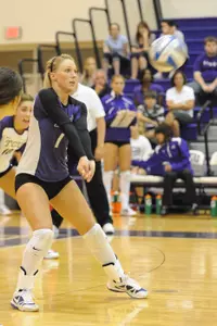 Katelyn Blackwood had 18 digs in the match.