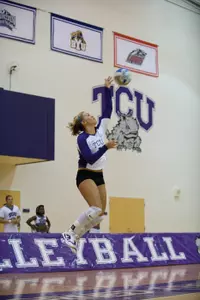 Megan Munce served up six aces in the match.