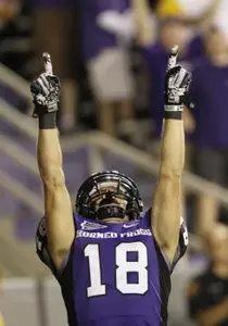 All three of senior Ryan Christian's career receiving touchdowns have come in the last two games.