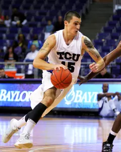 Zvonko Buljan led the Horned Frogs with 15 points and six rebounds. (File Photo)
