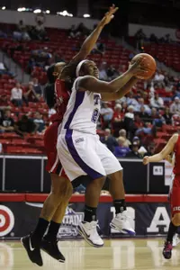 Shayla Moore scored a career-high 13 points Wednesday.