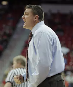 Jim Christian directs the Frogs in the MWC quarterfinals against Utah. (AP Photo/Jae C. Hong)