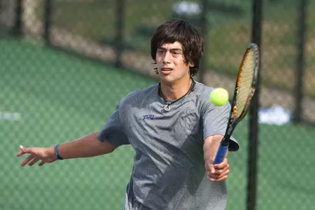Christopher Price clinched TCU's MWC regular-season title during Saturday's win over Air Force.