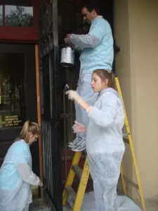 TCU helps paint the town Saturday