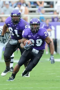 Freshman tailback Matthew Tucker has rushed for 95 yards and a touchdown on a 4.5 per carry mark in TCU's opening two games.