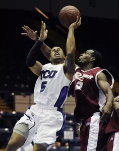 Junior guard Ronnie Moss scored 10 points to lead TCU against UMass.