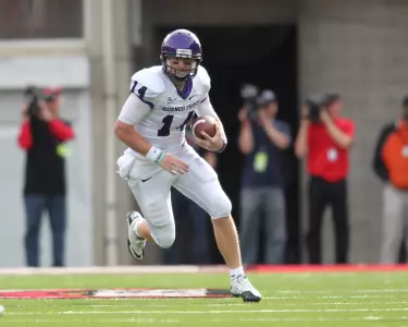 Andy Dalton moved into second place in total offense in Mountain West Conference history during TCU's 47-7 win at Utah.