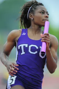 Jessica Young set a TCU record over the weekend.