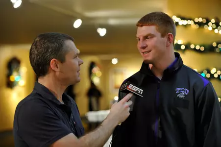 Andy Dalton met with the media Wednesday.