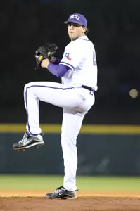 Steven Maxwell earned the Frogs' first victory of the season.
