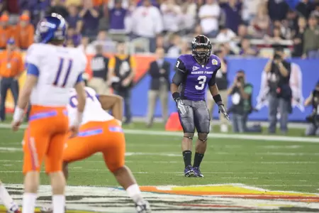 Safety Tejay Johnson is one of 16 returning starters for TCU in 2010. Johnson's 59 tackles placed fifth on last year's squad.