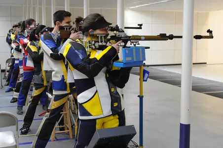 The Frogs had a good day on the range, sit second after smallbore.