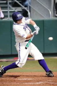Joe Weik hit his first career home run at TCU.