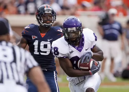 Jimmy Young ranks seventh all-time at TCU in receiving yards (1,830) and eighth in receptions (115).