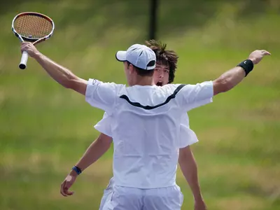 Juniors Christopher Price and Emanuel Brighiu improved their stock for a bid to the NCAA Doubles Championships Friday.