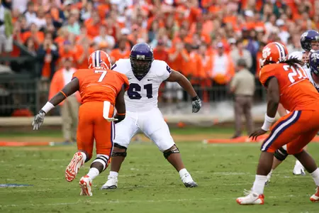 TCU's Marcus Cannon, who did not allow a sack last season, will move from right tackle to left tackle in 2010.