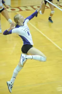 Christy Hudson was one of three Frogs to earn Scholar Athlete honors from the MWC.