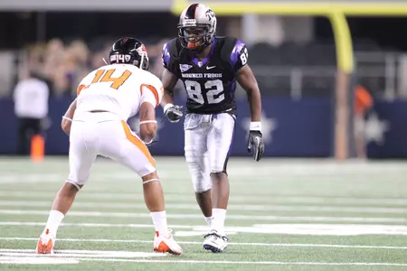 Redshirt freshman Josh Boyce is tied for third on TCU with four receptions in the opening two games.