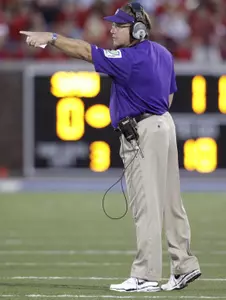 Gary Patterson ranks third among active coaches (minimum 5 years) in career winning percentage at .761.