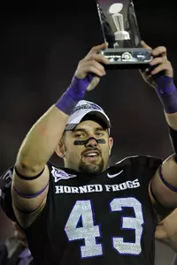 Tank Carder will be one of six returning starters on TCU's defense next season.