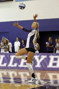 Kristen Hester leads the team with an average of 3.46 kills per set.