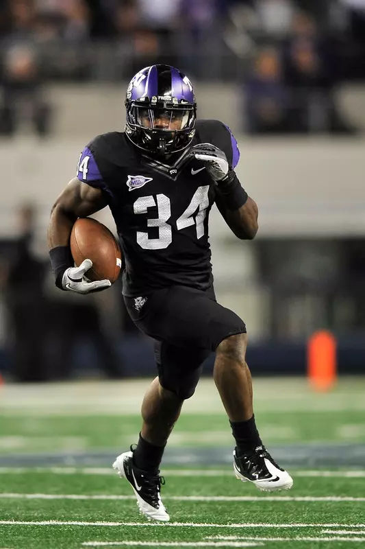 Ed Wesley has led TCU in rushing in each of the last four games, averaging 93.0 yards on a 7.0 per carry mark in that stretch.