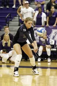 Sarah Joeckel could break the single-season digs record this weekend.