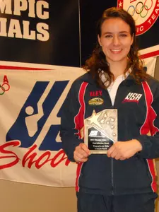 Sarah Scherer is currently tied for first at the Olympic Tryouts.