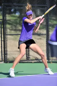 Katariina Tuohimaa improved to 3-0 at No. 1 doubles this season with partner Federica Denti.