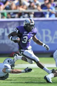 Ed Wesley, who led TCU with 1,078 yards rushing in 2010, is one of five returning starters on offense.