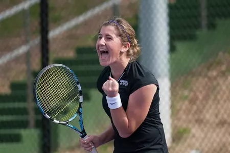 Federica Denti was a 6-2, 6-3 winner Saturday.