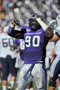 TCU defensive end Stansly Maponga earned Freshman All-America honors last season.