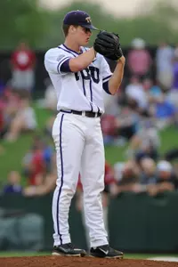 Andrew Mitchell struck out a career-high seven.