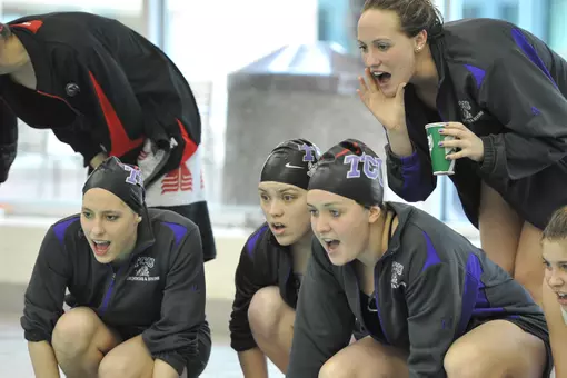 TCU's women's swimming and diving team had 16 Academic All-MWC selections.