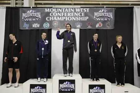 Sabine Rasch won a conference title and set three TCU records a year ago.