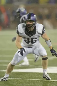 Sophomore linebacker Joel Hasley has a team-high 30 tackles for TCU this season.