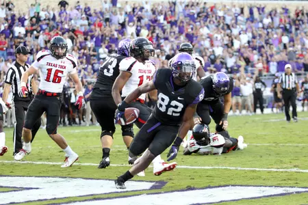 Josh Boyce scores a touchdown.