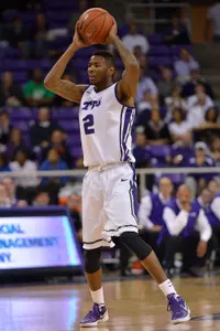 Senior forward Connell Crossland and the Frogs head south for two games this weekend.