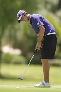 Julien Brun shot under par for the eighth-straight round Thursday in Ann Arbor.