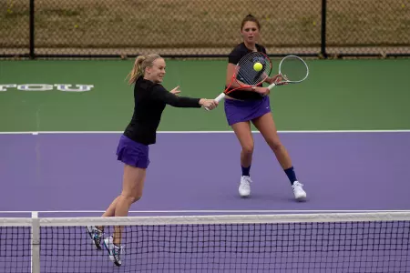 Olivia Smith won in singles and doubles.