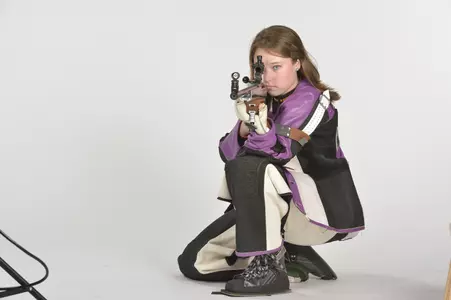 Kelly Bogart fired a career-high 576 in smallbore.