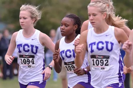 Genna McCarthy was TCU's top finisher on the women's side.