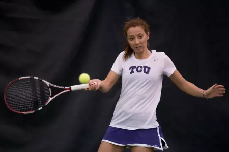 Simona Parajova clinched TCU's win over Baylor.