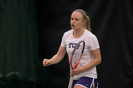 Olivia Smith is playing her final home matches this weekend.