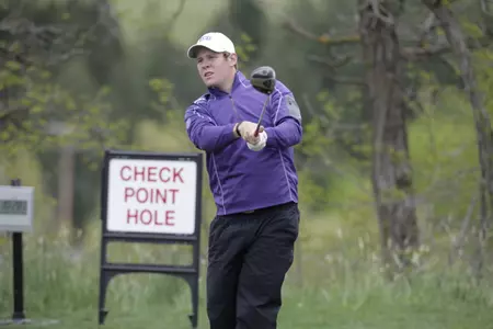 Senior Daniel Jennevret will enter the final round in a tie for 12th place.