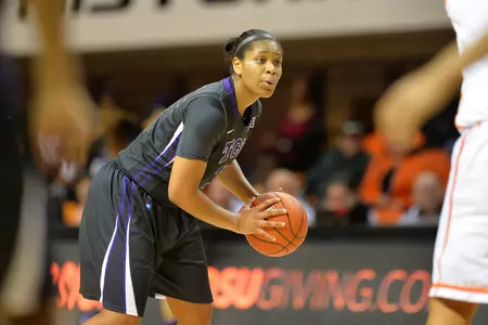 Veja Hamilton scored 15 points versus Baylor.