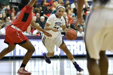 Natalie Ventress led TCU with 14 points