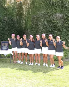 Left to Right: Emmy Martin, Greta Bruner, Grace Do, Annika Clark, Brooke McDougald, Yeji Shin, Angie Ravaioli-Larkin, Andrea Kaelin