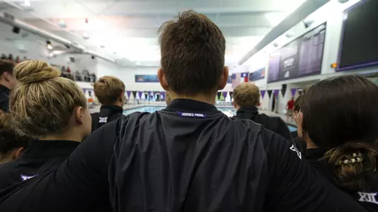 TCU Swim & Dive National Anthem vs UIW