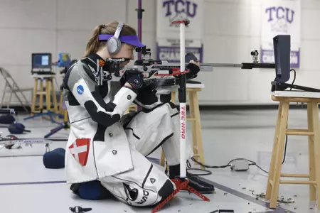 TCU Rifle record day in Fort Worth, Texas on October 9, 2021. (Photo by/Sharon Ellman)